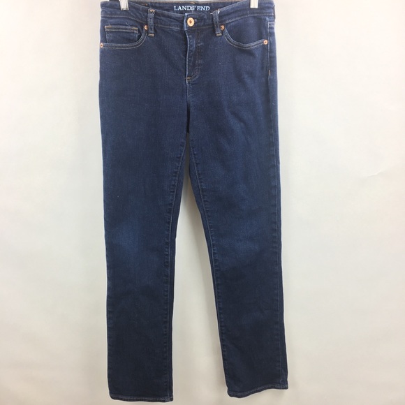 lands end womens straight leg jeans